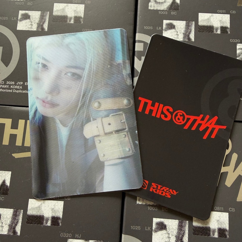STRAY KIDS FELIX This & That Lenticular Photocard